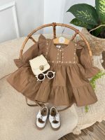 کد 2479 پیراهن لینن گلدوزی طرح الگا