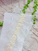 کد ۲۴۵۲ هدهای گل برجسته مروارید دار - Image 4