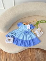 کد 2455 پیراهن سوزندوزی طرح بلوبری - Image 5