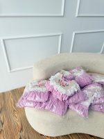 کد ۲۴۶۰ پیراهن یقه گلدوزی طرح یاس - Image 4