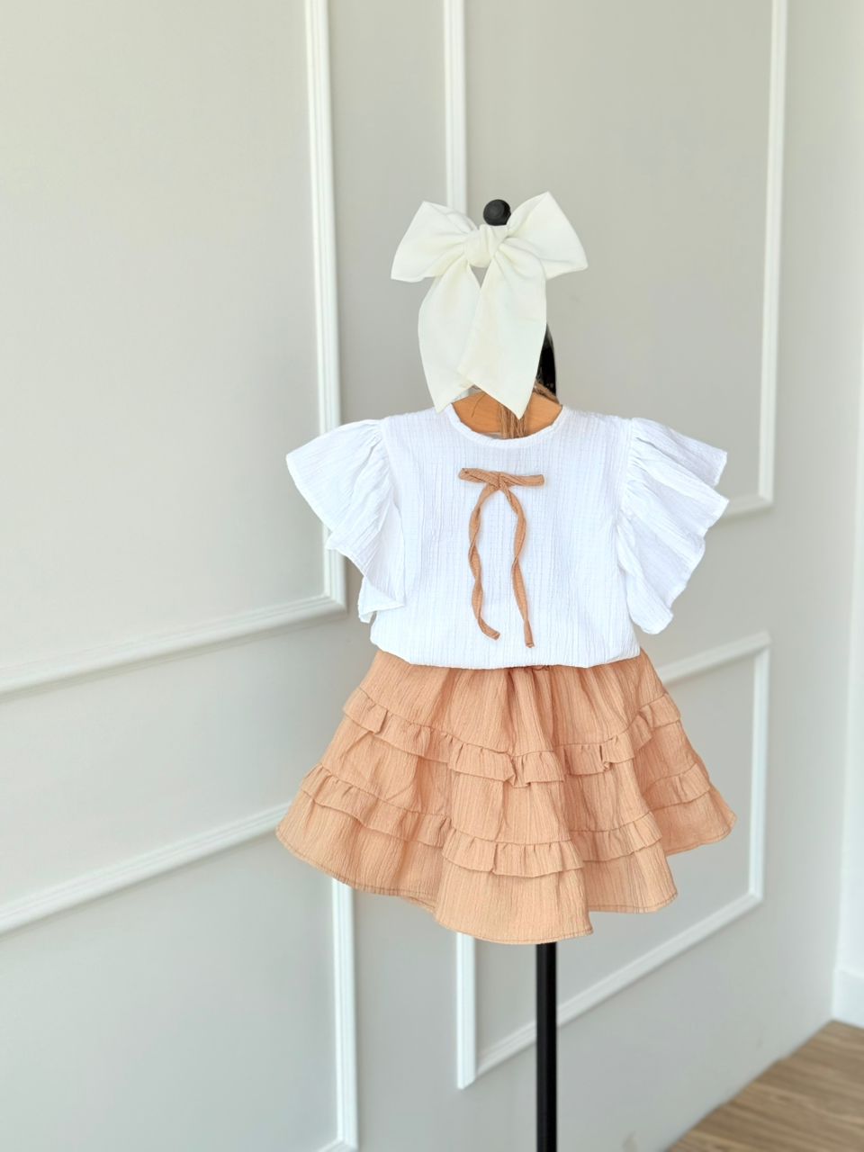 کد ۲۴۸۲ بلوز دامن طرح دلفی