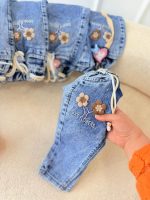 کد ۲۴۸۳ شلوار جین گل برجسته طرح GOOD FLOWERS - Image 5