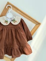 کد ۲۵۰۴ پیراهن یقه گلدوزی طرح دلوین - Image 5