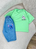 کد ۲۵۱۲ تیشرت شلوارک HIS ANGEL - Image 2