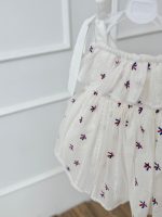 کد ۲۵۳۶ پیراهن سوزندوزی سفید طرح کیانا - Image 5