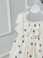 کد ۲۵۳۶ پیراهن سوزندوزی سفید طرح کیانا - Image 2