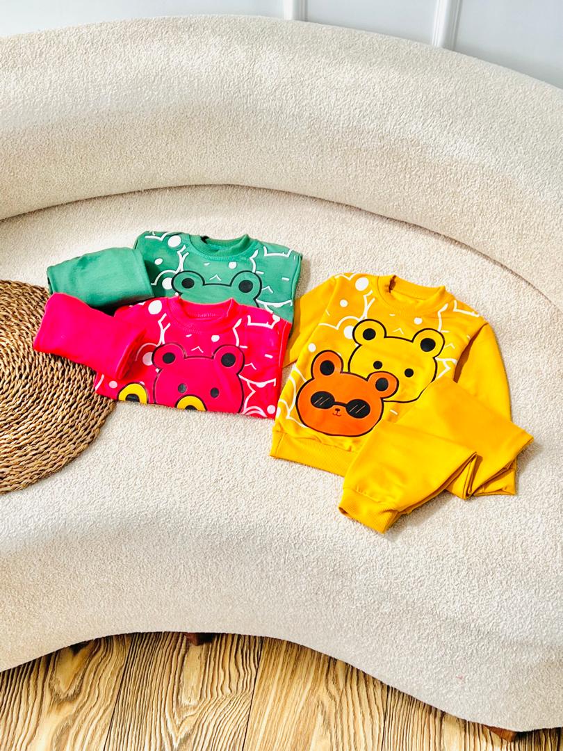 کد 2599 بلوز شلوار دو خرس زرنگ