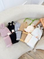کد ۲۶۱۲ کلاه و گردنی وارداتی طرح خرس خندون - Image 4
