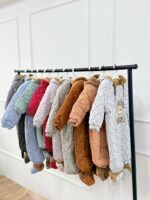 کد ۲۵۵۶ کاپشن سرهمی خالخالی توکرکی