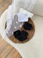 کد ۲۶۵۶ جوراب بغل گیپور مشکی - Image 3