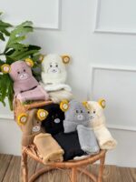 کد ۲۶۶۹ کلاه و گردنی وارداتی خرس گوش زرد