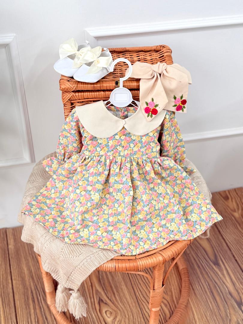 کد ۲۶۷۴ پیراهن طرح گلایل