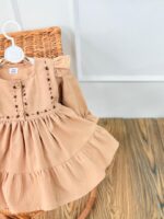 کد ۲۷۰۱ پیراهن طرح روشنک کرم - Image 4