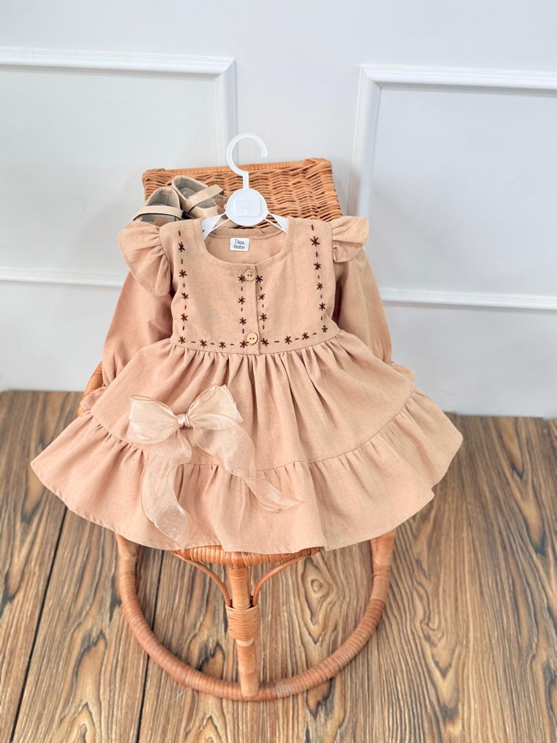 کد ۲۷۰۱ پیراهن طرح روشنک کرم