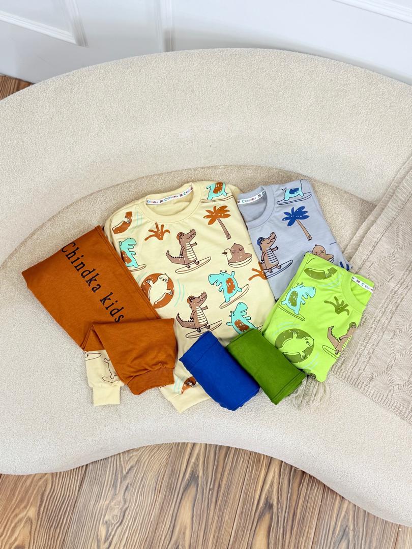 کد ۲۷۰۳ بلوز شلوار کروکودیل