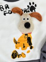 کد ۲۷۳۹ بلوز شلوار وارداتی سگ برجسته DOG - Image 7