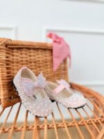 کد 2737 کفش مرواریدی صورتی