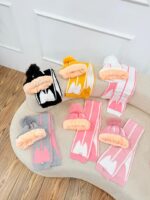 کد 2750 شال و کلاه وارداتی طرح ماکی - Image 6