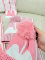 کد 2750 شال و کلاه وارداتی طرح ماکی - Image 3