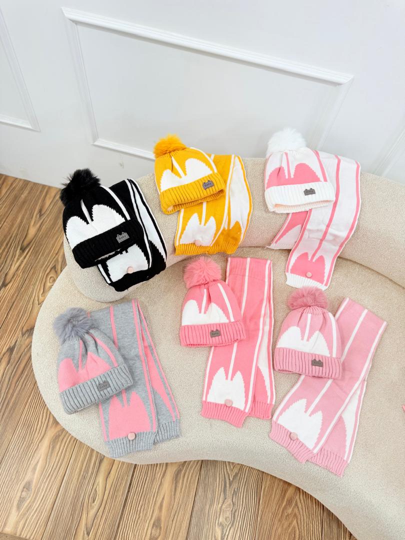 کد 2750 شال و کلاه وارداتی طرح ماکی