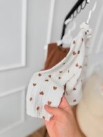 کد ۲۷۵۳ کت موسلین + سارافون کبریتی طرح قلب - Image 2