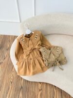 کد ۲۷۵۷ پیراهن یقه گلدوزی طرح مهربان - Image 6