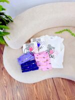 کد ۲۷۶۳ بلوز شلوار قلبی خط خطی