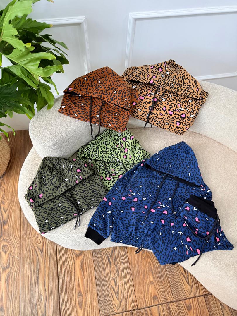 کد ۲۷۶۵ هودی شلوار پلنگی