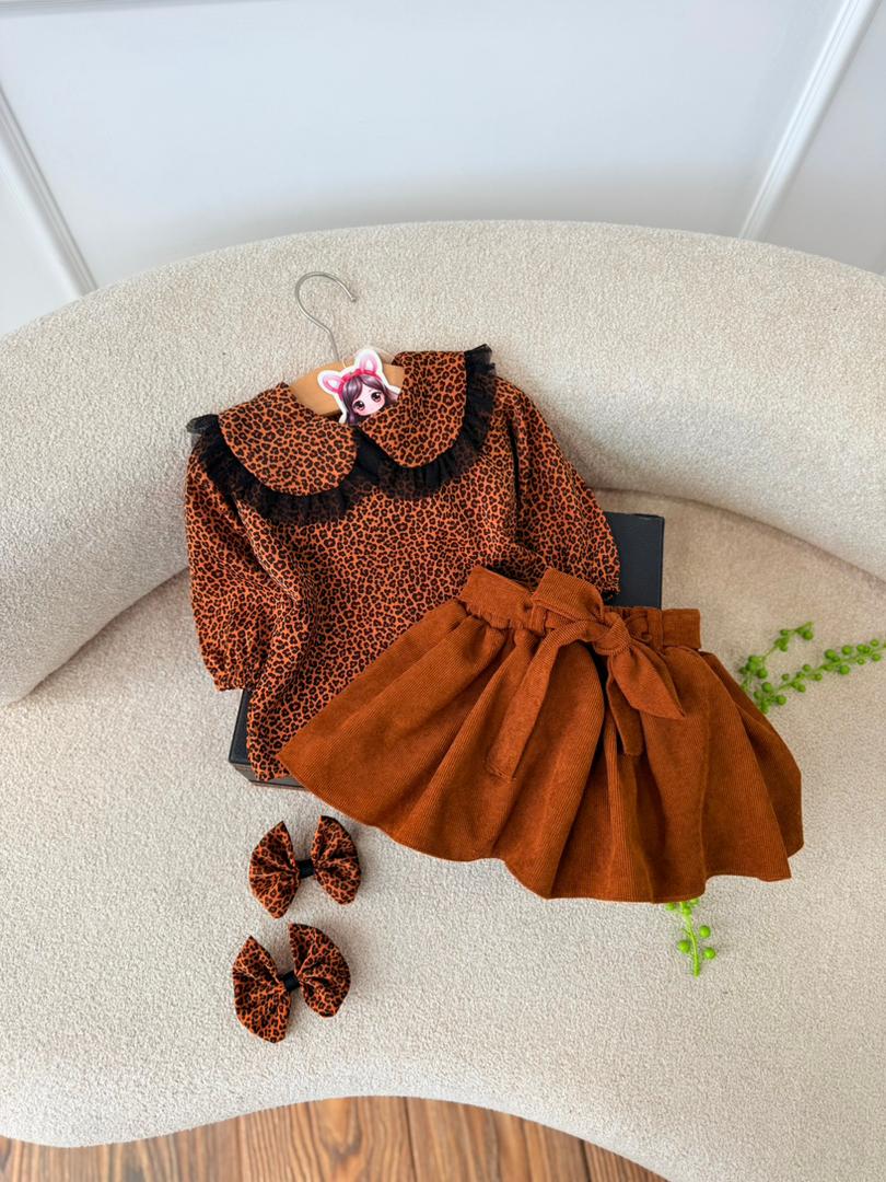 کد ۲۷۸۹ بلوز دامن tiger