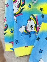 کد ۲۸۰۲ سویشرت شلوار طرح اسب تک شاخ - Image 4