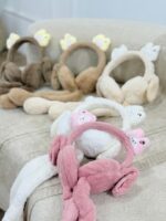 کد ۲۸۰۱ گوش گیر وارداتی طرح خرگوش لپ قرمز - Image 5