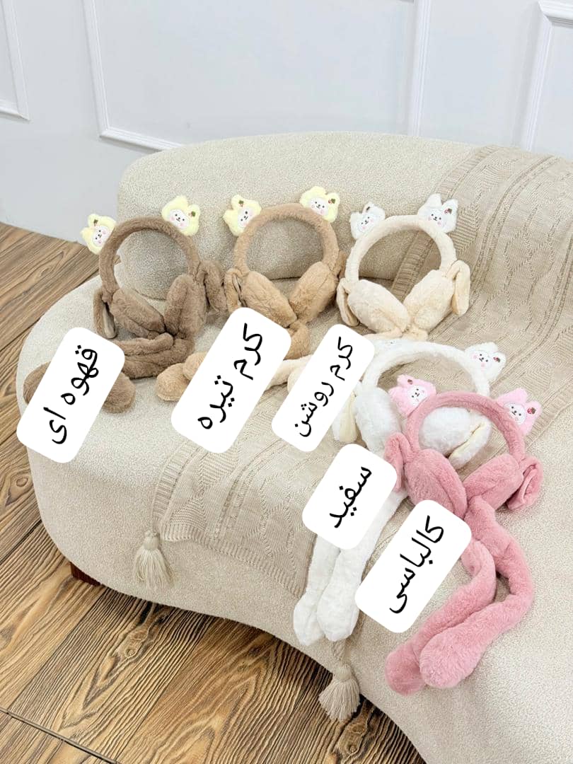 IMG-20251029-WA0025 کد ۲۸۰۱ گوش گیر وارداتی طرح خرگوش لپ قرمز - Image 2