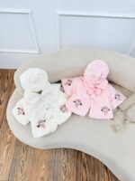 کد ۲۸۱۳ شنل خز وارداتی طرح دختر - Image 5