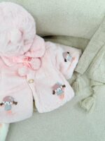 کد ۲۸۱۳ شنل خز وارداتی طرح دختر - Image 4