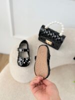 کد 2874 کفش نقلی مشکی طرح شیک - Image 3