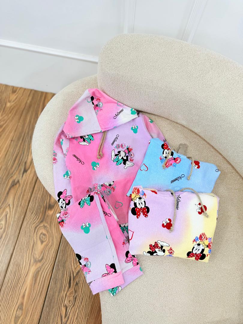 کد 2818 سویشرت شلوار میکی موس جلو بسته