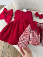 کد 2820 کت سارافون قرمز - Image 4