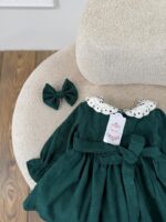 کد 2819 پیراهن کبریتی طرح یکتا سبز - Image 3