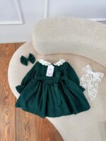 کد 2819 پیراهن کبریتی طرح یکتا سبز - Image 5