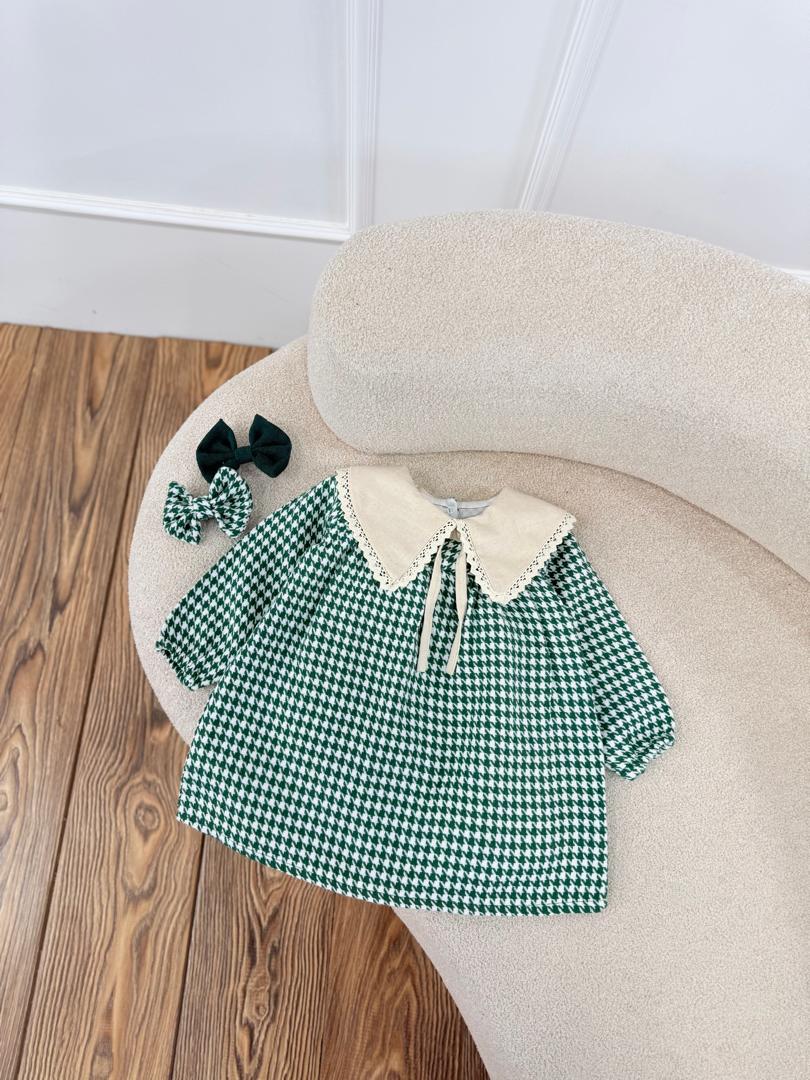 کد 2830 پیراهن طرح رولکس سبز