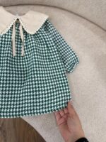 کد 2830 پیراهن طرح رولکس سبز - Image 4