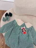 کد 2830 پیراهن طرح رولکس سبز - Image 5