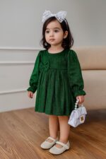 کد ۲۸۳۴ پیراهن سبز زر زری - Image 2