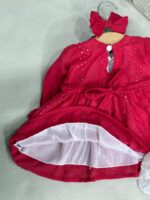 کد ۲۸۳۸ پیراهن سوزندوزی سرخابی طرح سوزان - Image 3