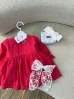 کد ۲۸۳۸ پیراهن سوزندوزی سرخابی طرح سوزان - Image 2