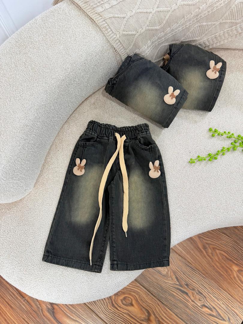 کد ۲۸۴۱ شلوار جین طرح خرگوش