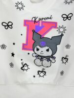 کد ۲۸۴۴ تک بلوز سفید کرومی طرح k - Image 2