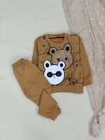 کد ۲۸۴۵ بلوز شلوار خرس عینک مشکی - Image 7