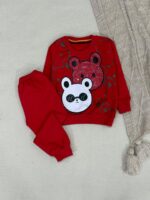 کد ۲۸۴۵ بلوز شلوار خرس عینک مشکی - Image 8