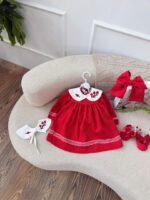 کد ۲۸۴۸ پیراهن طرح انارستان - Image 10